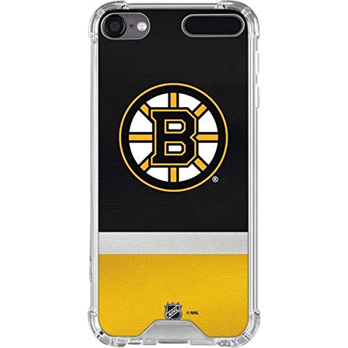 Skinit Clear MP3 Player Case Compatible with iPod Touch 5th_7th Gen _ Officially Licensed NHL Boston Bruins Jersey Design