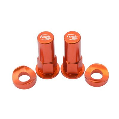 Tusk Rim Lock Nut Spacer Kit Orange _ Fits  KTM 500 EXC_F 2017_2019