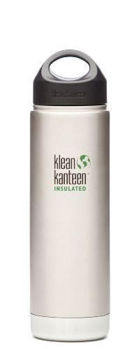 Klean Kanteen Wide Mouth Insulated Water Bottle with Loop Cap (20-Ounce)