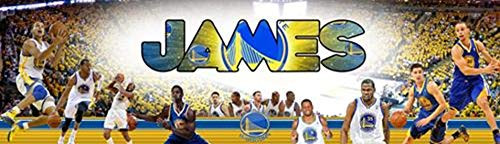 Golden State Warriors  3 _ Personalized Birthday Name Poster with Custom Name On it_ Border Mat and Frame Options