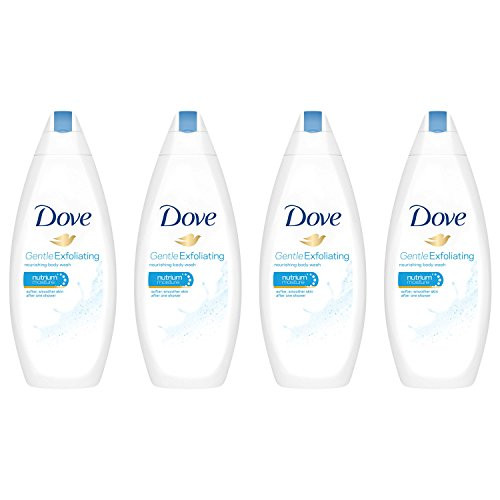 Dove Body Wash, Gentle Exfoliating 22 oz, 4 count