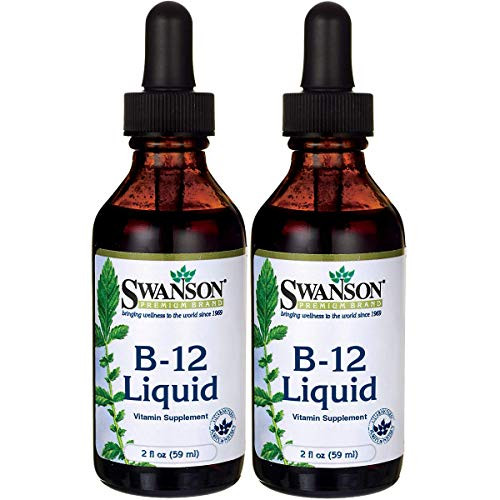 Swanson B_12 Liquid 1_000 mcg 2 fl oz Liquid 2 Pack