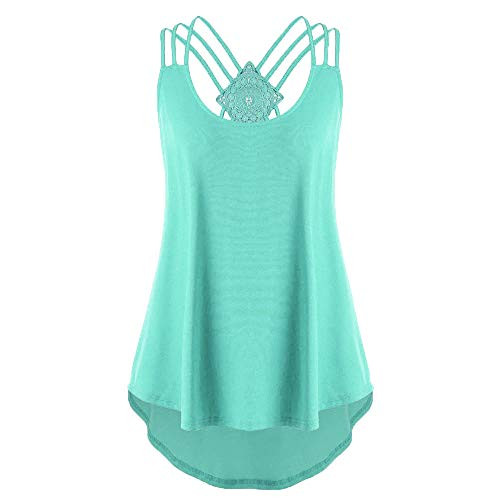 Women Bandages Sleeveless Vest Top High Low Tank Top Notes Strappy Tank Tops O_Neck Vest Tunics Women Bandages Sleeveless Vest Top High Low Tank Top Notes Strappy Tank Tops O_Neck Vest Tunics