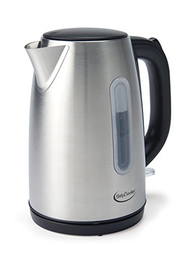 Betty Crocker BC-2855C 1.7 L Cordless Kettle in Stainless Steel, Silver