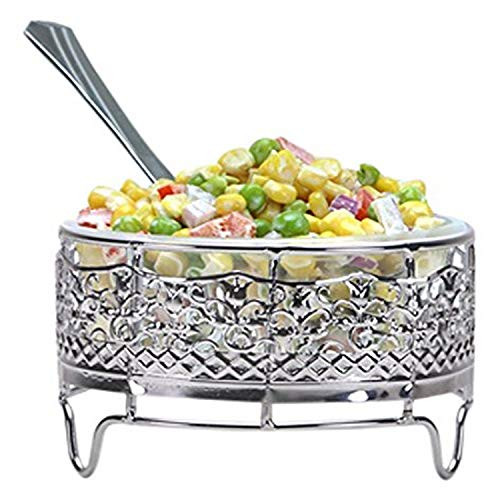Hanna K. Signature Aluminum Small _ Silver _ 1 Pc Decorative Container Holder_ 1 count