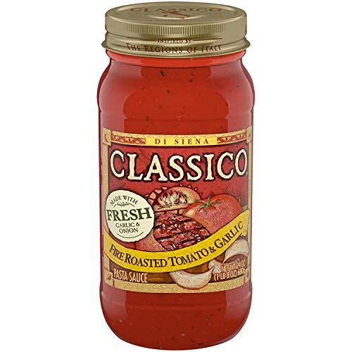 Classico Fire Roasted Tomato  and  Garlic Pasta Sauce_ 24oz Pack of 3
