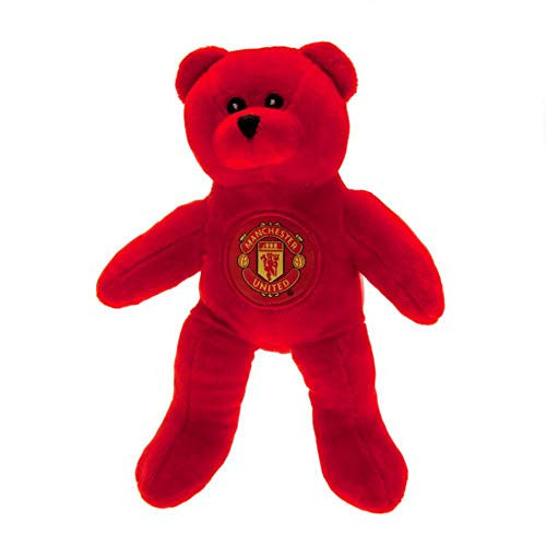 Manchester United FC Mini Bear Plush Toy _7.9in_ _Red_