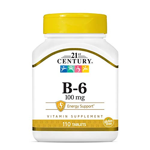 21st Century B 6 100 mg Tablets_ 110 Count _Pack of 3_
