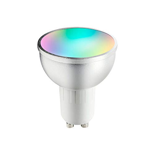 OWSOO V18 Smart WiFi LED Bulb GU10 RGB Plus W LED Bulb 6W Dimmable Light Phone Remote Control Compatible with Alexa G_Home Tmall Genie Voice Control Light Bulb Smart Lamp OWSOO V18 Smart WiFi LED Bulb GU10 RGB Plus W LED Bulb 6W Dimmable Light Phone Remote Control Compatible with Alexa G_Home Tmall Genie Voice Control Light Bulb Smart Lamp