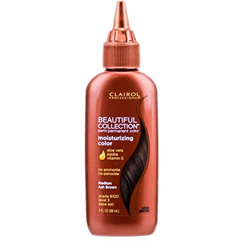 Clairol Beautiful Collection  B012D Medium Ash Brown 3 Ounce _88ml_ _3 Pack_