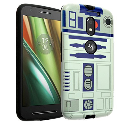 Moto G4 Play Case_ Moto E3 Case_ IMAGITOUCH 2_Piece Style Armor Case with Resilient Shock Absorption Case  and  Design Hard Cover Case Hybrid for Moto E 3rd Gen   G4 Play   E3   G Play_ Star Wars R2D2