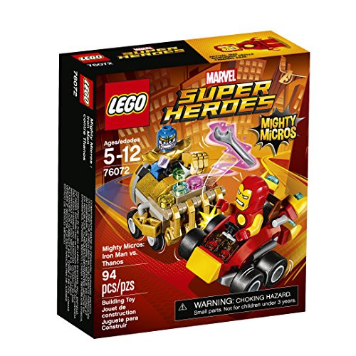 LEGO Super Heroes Mighty Micros: Iron Man Vs. Thanos 76072 Building Kit LEGO Super Heroes Mighty Micros: Iron Man Vs. Thanos 76072 Building Kit