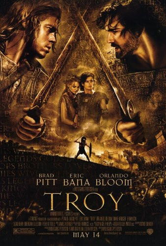 Pop Culture Graphics Troy Poster Movie B 27x40 Brad Pitt Eric Bana Orlando Bloom