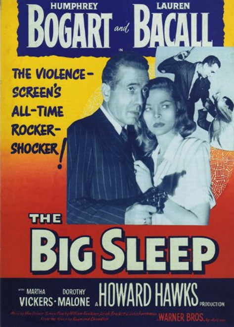 The Big Sleep Poster G 27x40 Humphrey Bogart Lauren Bacall John Ridgely The Big Sleep Poster G 27x40 Humphrey Bogart Lauren Bacall John Ridgely