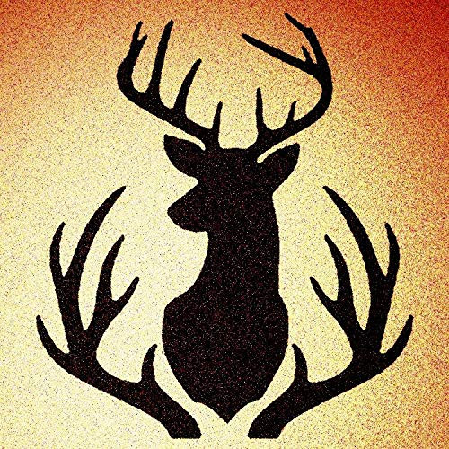 Deer Head with Antlers Stencil Mylar Rustic Chic Animal Stencils