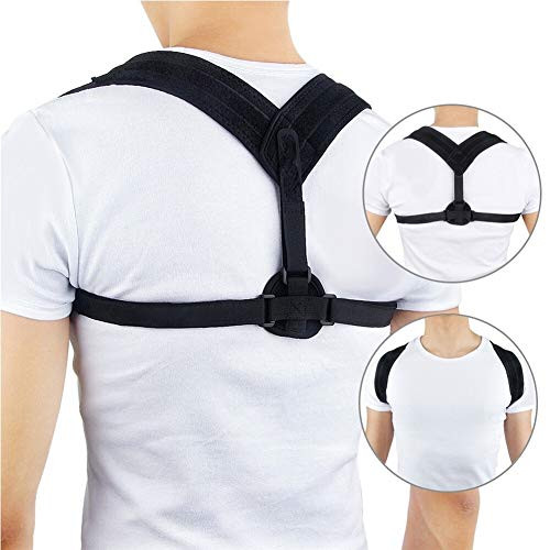 L.H Posture Upper Back Posture Corrector Clavicle Support Belt Back Slouching Corrective Posture Correction Spine Braces Supports Health correctorback