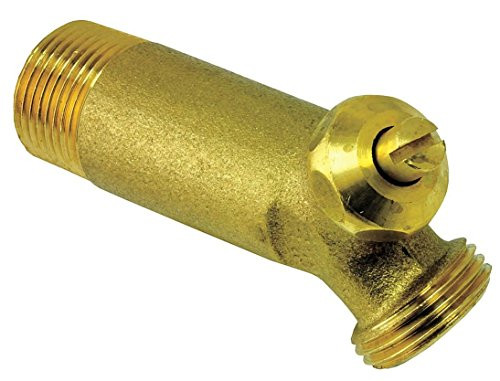 Rheem SP12112S Water Heater Brass Drain Valve w Screwdriver Handle _ 3 inch  Shank
