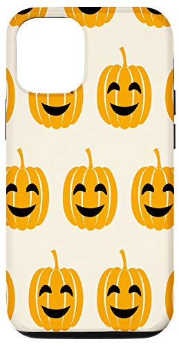 iPhone 12 12 Pro Cute Happy Pumpkin Pattern Jack O Lantern Case
