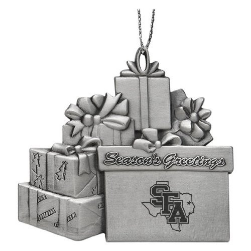 LXG Stephen F. Austin State University _ Pewter Gift Package Ornament