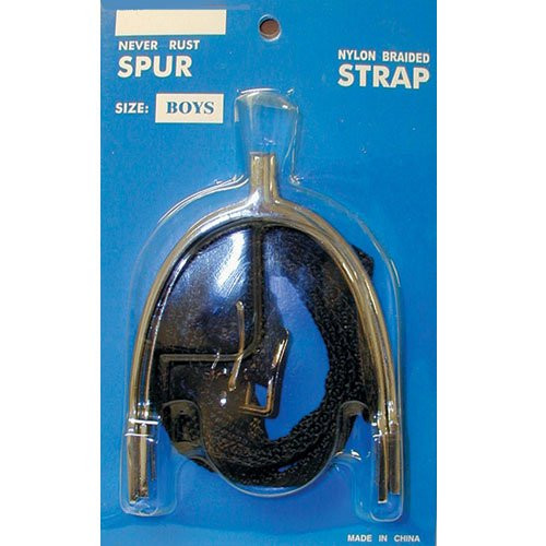 Coronet Child's Prince of Wales Never Rust Spurs with Straps
