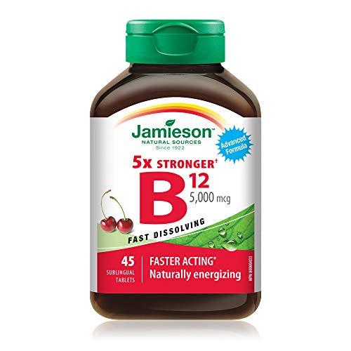 Jamieson Vitamin B12 5_000 mcg_ 45 tabs