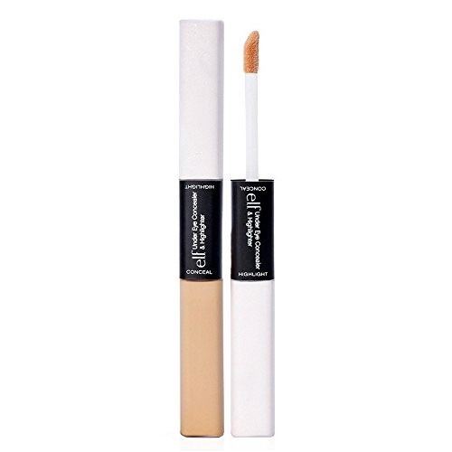_3 Pack_ e.l.f. Studio Under Eye Concealer  and  Highlighter _ Glow   Light