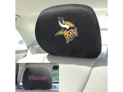 Fanmats 12505 Head Rest Cover NFL (Minnesota Vikings), 1 Pack