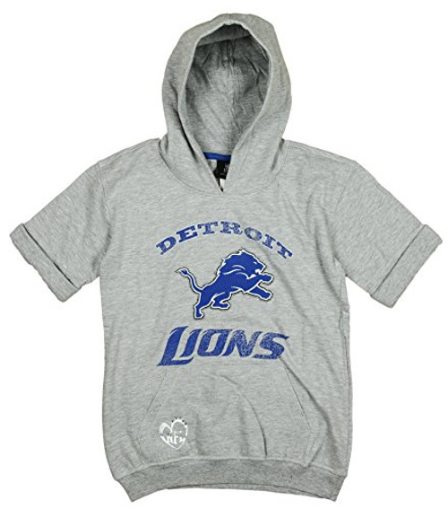 Outerstuff NFL Detroit Lions Girls _7_16_ Youth Dolman Short Sleeve Hoodie Outerstuff NFL Detroit Lions Girls _7_16_ Youth Dolman Short Sleeve Hoodie
