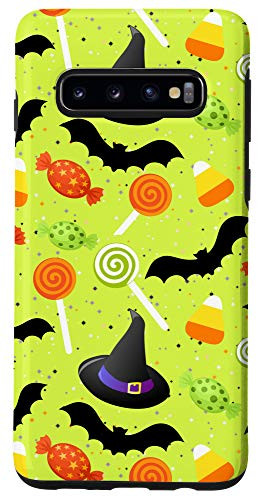 Galaxy S10 Pretty Spooky Pumpkin Halloween Jack o Lantern Phone Case