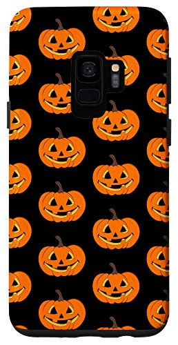 Galaxy S9 Cute Jack_o'_Lantern Pumpkin Pattern Case