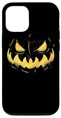 iPhone 12 12 Pro Jack O Lantern Burning Pumpkin Face Halloween Costume Case