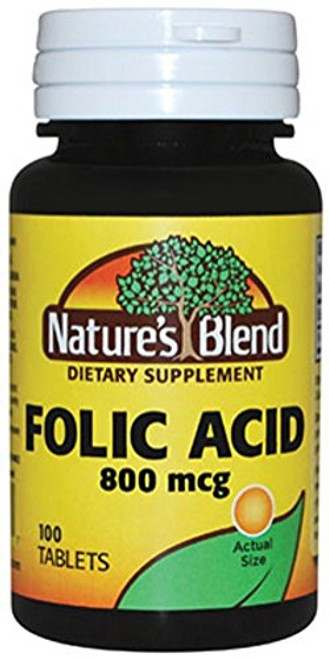 Folic Acid 800 mcg 800 mcg 100 Tabs Folic Acid 800 mcg 800 mcg 100 Tabs