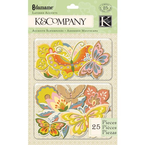 EK Success K and Company Edamame Layered Accents