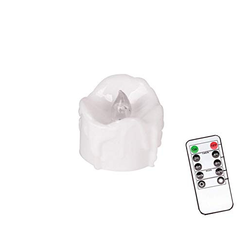 Mingbai Battery Tea Lights _ LED Tea Lights Realistic and Bright Flickering Holiday Gift Operated Flameless LED Tea Light for Seasonal  and  Festival Celebration Warm Lamp Battery Operated _4PC_B_