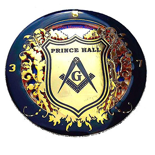 Equinox MR Prince Hall 357 Master Mason Auto Emblem Elegant Black and G Equinox MR Prince Hall 357 Master Mason Auto Emblem Elegant Black and G