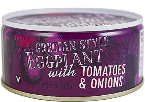 Trader Joe's Grecian Style Eggplant with Tomatoes  and  Onions 9.9 OZ _280g_ _ 2_Pack