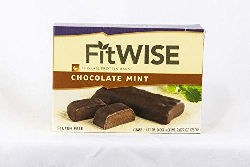 Fit Wise Chocolate Mint Layer High Protein Bar _7 Box_ _Ideal Protein Compatible_