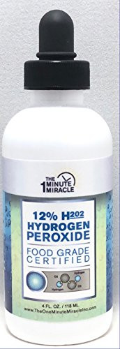 12 Percent  Hydrogen Peroxide Food Grade _ 4 oz Bottle _ Recommended by The One Minute Cure Book