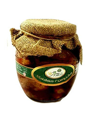 Al Amin Premium Homemade Quality Makdous Stuffed Baby Eggplant 37oz. 1kg G.W. ????? ?????? ?????? ???????