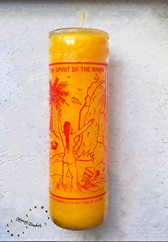 CosmosClimber Goddess Oshun 7 Day Prayer Candle