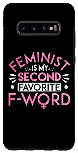 Galaxy S10 Plus  Feminist Is My Second Favorite F_Word Protest Feminism Tee Case