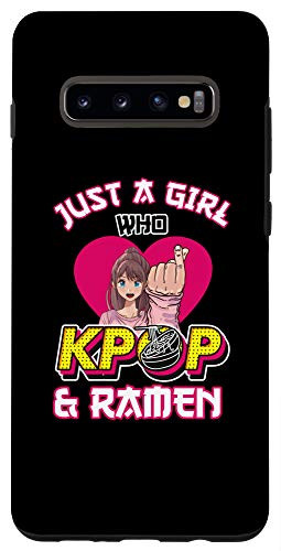 Galaxy S10 Plus  Just a Girl Who Loves K_Pop and Ramen Korean K_pop Case