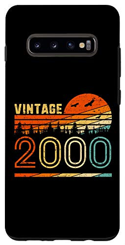 Galaxy S10 Plus  Vintage 2000 Retro 20th Birthday Gift Fun B_day 20 Years Old Case