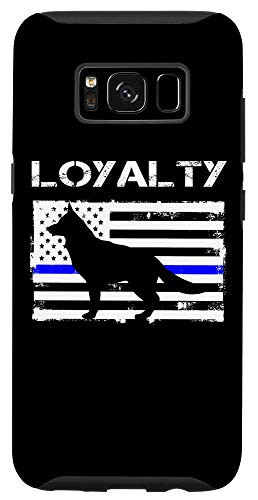 Galaxy S8 K9 Unit Police Dog Loyalty K_9 Officer Thin Blue Line Flag Case