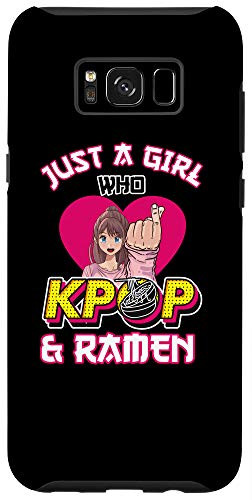Galaxy S8 Plus  Just a Girl Who Loves K_Pop and Ramen Korean K_pop Case