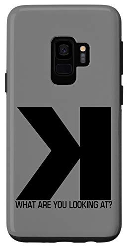 Galaxy S9 Baseball Softball Pitcher Strikeout Looking At Backwards K Case