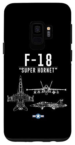 Galaxy S9 F A_18 Super Hornet Navy Fighter Attack Jet Case