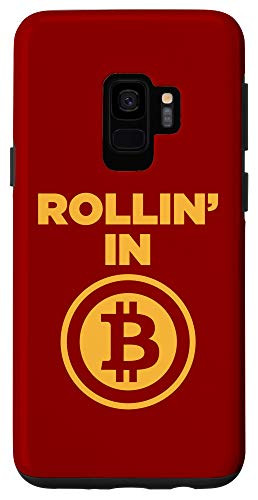 Galaxy S9 Rollin' In B Cool Coin Blockchain Cryptocurrency HODL Humor Case