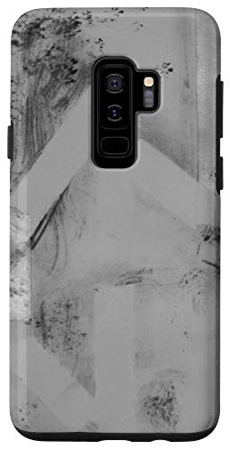 Galaxy S9 Plus  Cool B and W Watercolor Abstract Art Case