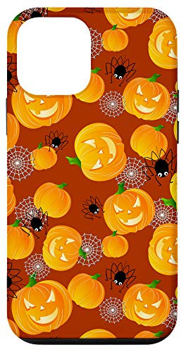 iPhone 12 mini Cute Red Orange Halloween Pumpkin Jack O Lantern Phone Case